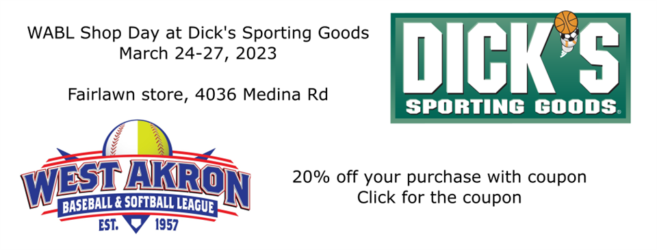 WABL Shop Day at Dick's Sporting Goods